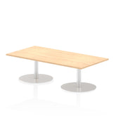Dynamic Italia 1600 x 800mm Poseur Rectangular Table Maple Top 475mm High Leg ITL0283 DD